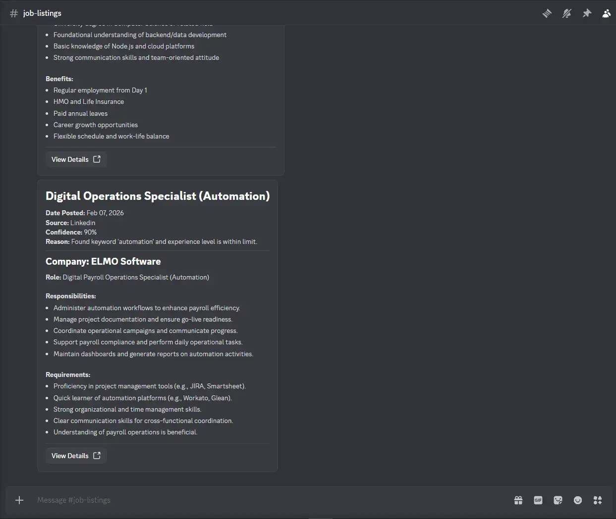 Automated Job Seeker screenshot 2