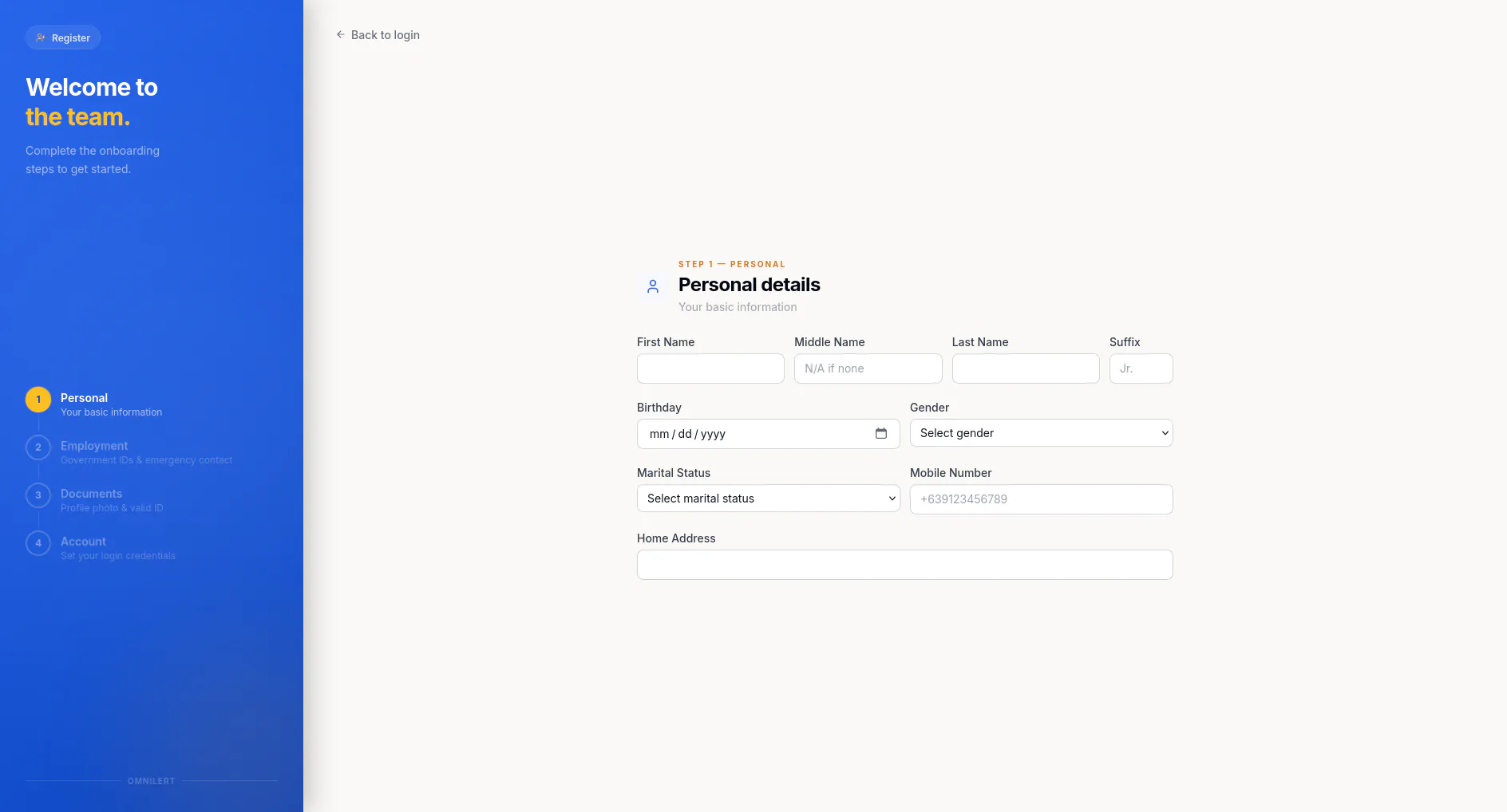 Omnilert Internal Platform screenshot 2